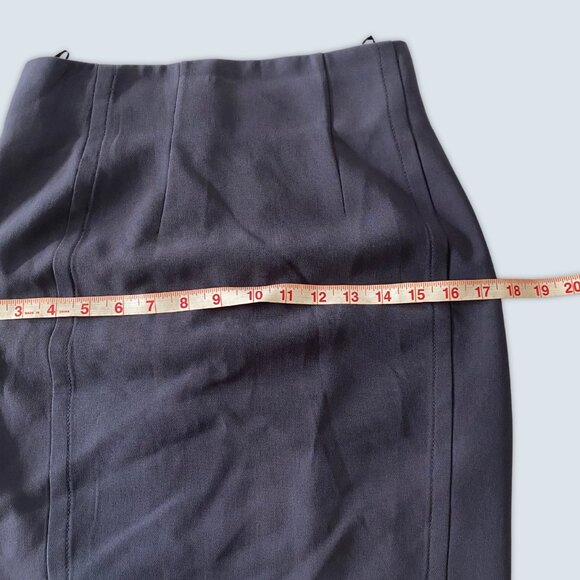 T. Babaton Dark Blue Pencil Skirt - Picture 5 of 6